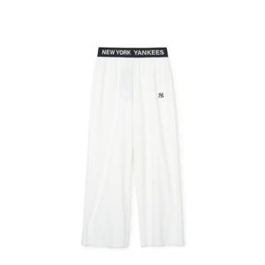 MLB 스몰로고 밴딩 와이드팬츠 HH 3FPTB0541 50WHS