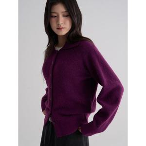 (35615ACM4V) [에잇세컨즈] 칼라 카디건  라이트 퍼플