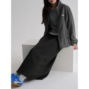 (356127SM64) [에잇세컨즈] 저지 A라인 스커트  애쉬