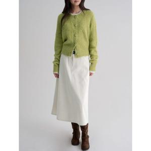 (356127WM00) [에잇세컨즈] 코듀로이 벨티드 롱스커트  아이보리