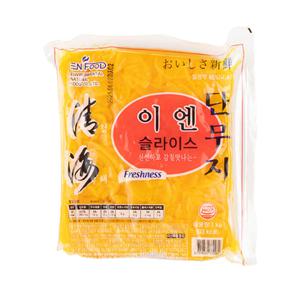 [이엔] 슬라이스 단무지 1박스 (1kg X 10개입)