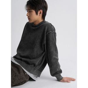 (456Z51SC14) [에잇세컨즈] 가먼트다잉 니트 풀오버  애쉬