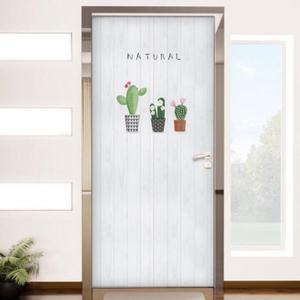아트박스/꾸밈 ch747-네츄럴선인장패널_현관문시트지