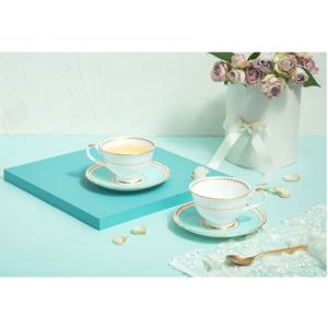 [한국도자기]로얄페일 블루 커피잔4p