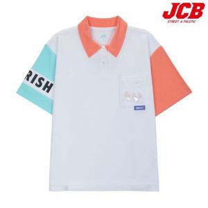 [제이씨비]컬러블록 카라티 (JBK8Q354GS)