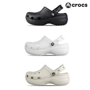 크록스 우먼스 클래식 플랫폼 클로그 슬리퍼 샌들 206750 3종 택일