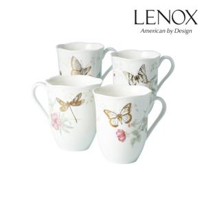[레녹스]버터플라이메도우 골드 머그 4P 세트