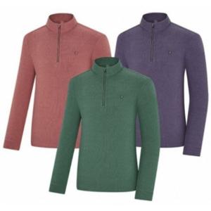 [콜핑]LD08 남자 가을겨울 신축성좋은 약기모 집업등산티 KUT4562M