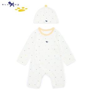 블루독베이비[hu] 24.SS YE)멀티하트배내우주복SET 44170-001-04 내의 배냇우주복 뱀부 신생아 출산선물