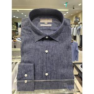 [카운테스마라] 중슬림 스트라이프패턴 린넨혼방 긴팔남방셔츠 (CDH2C13007N0)