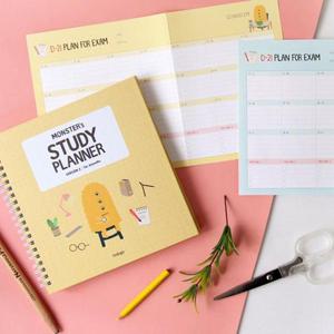 인디고 플래너 몬스터 스터디 플래너 ver.2 (6개월용) (옐로우)