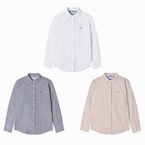 [공식][타미힐피거] (T22E6WSH030WT2) 스트라이프 레귤러핏 셔츠