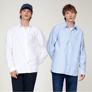[공식][타미힐피거] (T12E6WSH02CMT2) 옥스포드 솔리드 셔츠 2종