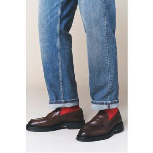 [공식][타미힐피거] (T52E6ASZ320MT1GVI) 소호 레더 로퍼