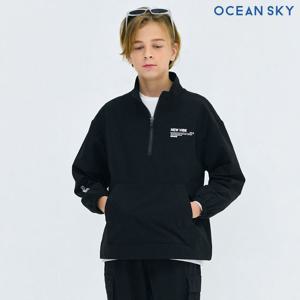 [오션스카이]남아 스트레치 하이넥 아노락 티셔츠-DEJB5101B03