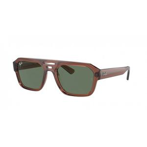 [레이반] 선글라스 RB4397 CORRIGAN TRANSPARENT BROWN FrameDARK GREEN Lens 54