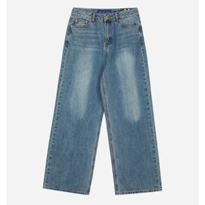 [클라이드]여성 와이드 데님 청바지 (FOIDP893F)