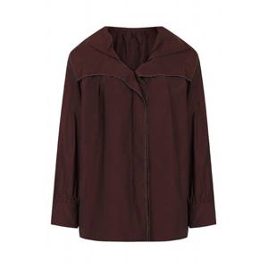 [아날도바시니](아날도바시니) 볼장식 카라 블라우스(AV09BL07M)