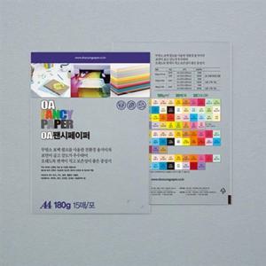 두성 OA팬시페이퍼 A4 180g R17 회색/15매