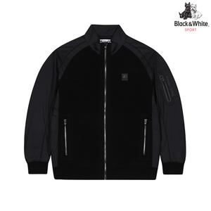 [블랙앤화이트] 남성 라글란 니트 가디건 2804GXKW_BLACK