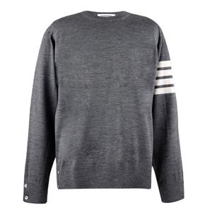 톰브라운 클래식 사선 풀오버 니트 MKA002A Y1014 038