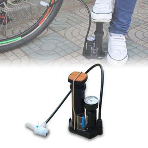 자전거 공기 에어 발펌프 공 튜브 압력 휴대용 펌프