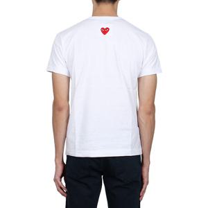 [꼼데가르송] 백 레드 와펜 반팔(P1T340) (AX T340 051 3)