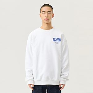 [르꼬끄공식] [40% OFF] 유니 그래픽 루즈핏 맨투맨 (QQ123LFS18)