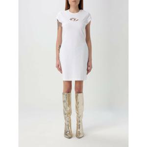 [DIESEL] 라프리마 여성 원피스 인 스트레치 코튼 A062700AFAA 100 화이트 /6