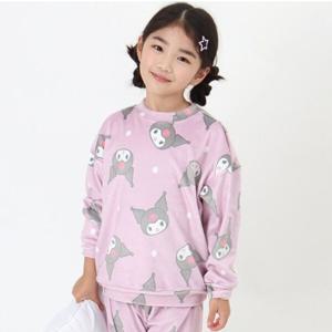 [레노마 이너웨어]쿠로미 아동 밍크스판 상하세트PP 0E3EW63244_