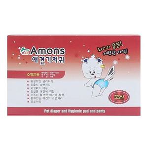아몬스 애견기저귀 소형 10매 강아지 애견 화장실