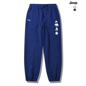 [지프]공용 실루엣 로고 조거팬츠(JQ2TSU921)
