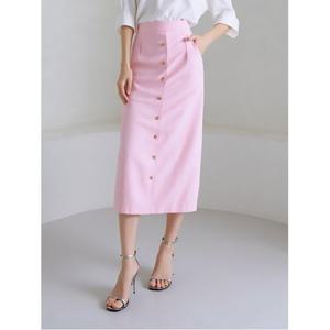 [예쎄](예쎄) 린넨 버튼 H라인 스커트(YW06SK43C)