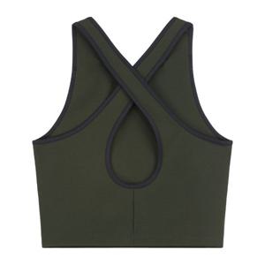 미우미우 크롭 비스코스 블렌드 탱크 탑 MT2071SOOO16T3 F0161