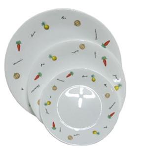 코렐 샐러드시즌 원형접시 (소) 1개 플레이팅 대접 코렐접시 식기 가벼운식기 가벼운접시 예쁜접시 예쁜그