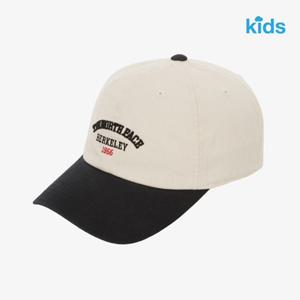 노스페이스 키즈 모자 NE3CR05S 크림 라운드로고 볼 캡