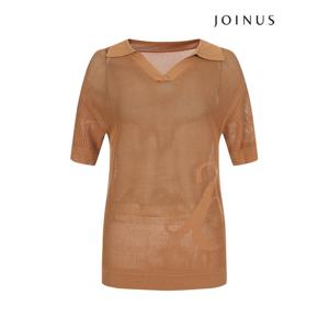 [조이너스]와일드 카라 반팔 니트_JACU5-WSL040