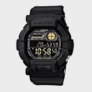 G-SHOCK 지샥 GD-350-1B 올블랙 빅페이스 아웃도어 군인시계