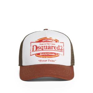디스퀘어드2 로고 프린트 트러커 캡 모자 BCM088705C02694