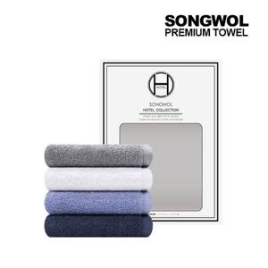 [송월타월] 40수 항균 180g 2장 세트_호텔유리창 케이스포함