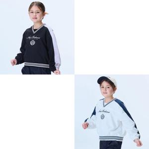 뉴발란스키즈긴팔티 PQC NK9CF1811G-19 NBGC_우븐 메쉬 맨투맨 2종 택1