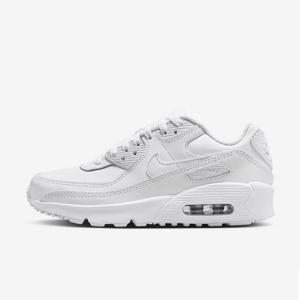 [나이키]나이키 에어맥스 90 (GS) 트리플화이트 여성 운동화