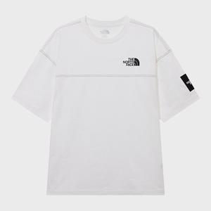 [노스페이스 화이트라벨]스티치 다잉 반팔 라운드티 NT7UR04K_OWH