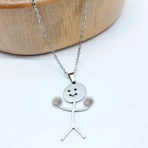 아트박스/글로벌HG 킹받는 졸라맨 목걸이 우정 웃긴 선물 실버