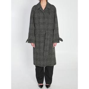 발렌시아가 원 레이어 레글런 코트 838934 BLACK