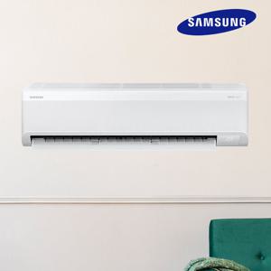 삼성 AI 무풍 인버터 벽걸이 13평 에어컨 가정용 실외기 리모컨포함 AR60F13D12WS