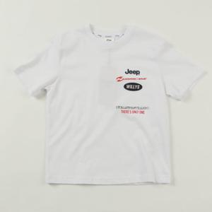 [지프키즈] 윌리스 와펜 반팔티 KP2TSU207 화이트