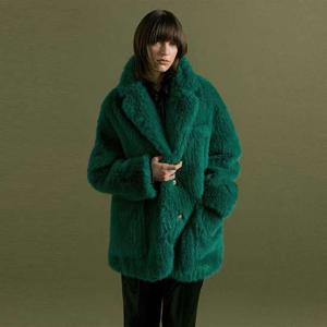 리우 텍스쳐드 퍼 코트_MW5WJK09X