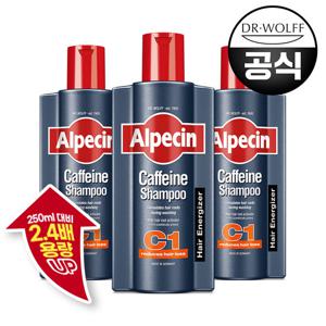 알페신 카페인 샴푸 C1 600ml (모발 강화) X 3