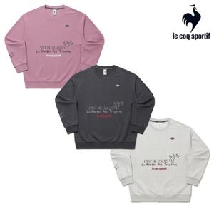 [르꼬끄] 남녀공용 르꼬끄X275C 레터 루스터 맨투맨 QQ323XFS72